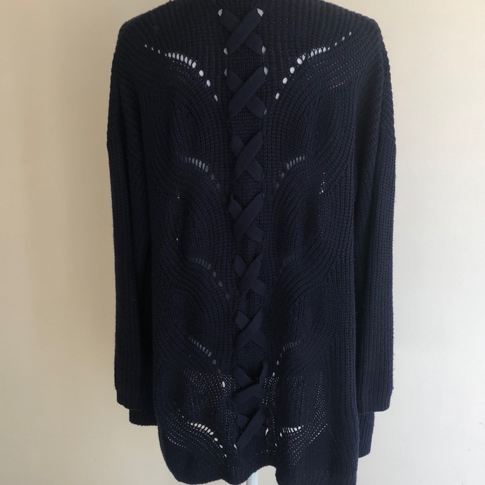 Navy sweater